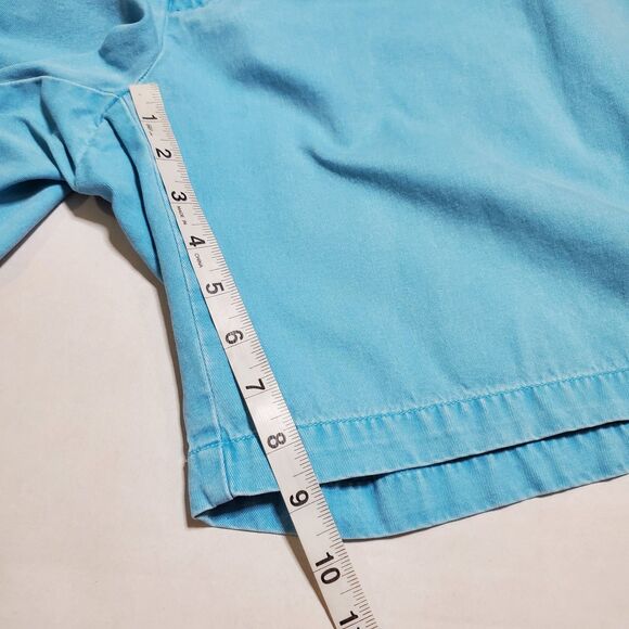 Peter Millar Faded Blue Wash Pima Cotton Shorts Size 40 Mens - Picture 7 of 12